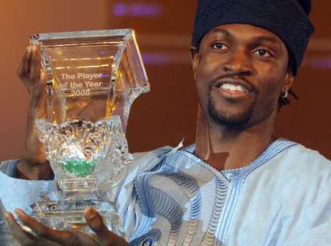 adebayor ballon d'or africain 2008